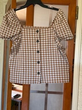 MADEWELL open shoulder top